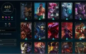 Conta league of legends 462 skins