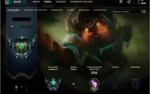 Conta Platina IV com 34 skins habilitadas + de 80 campeões