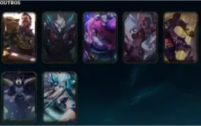 Conta Platina IV com 34 skins habilitadas + de 80 campeões