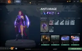 Conta Dota 2 Com Arcanas Ti10
