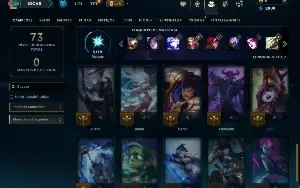 Platina 1 com 35 Champs e 4 Skins +9 Fragmentos