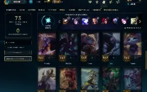 Platina 1 com 35 Champs e 4 Skins +9 Fragmentos