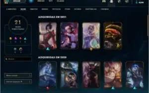 Conta lol intermediária