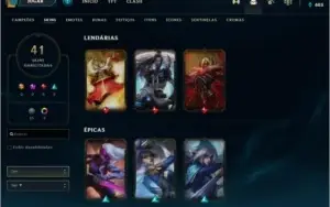 Conta LOL Diamante 3 (SOLO DUO)