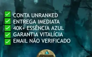 CONTA SMURF LOL UNRANKED LVL 30