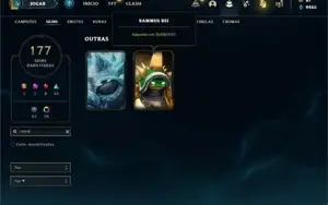 Conta Raríssima da, Season 1 com Rammus REI e Kayle Juiza