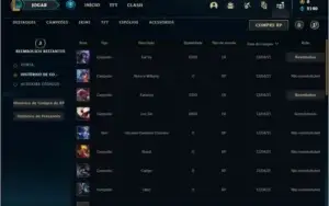 Conta prata 4 barata com 1 skin e 23 champs