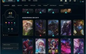 CONTA PLATINA 3 e 705 RP + 48 SKINS