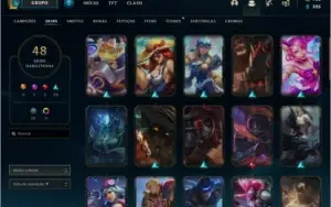 CONTA PLATINA 3 e 705 RP + 48 SKINS