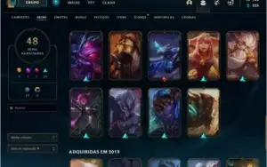 CONTA PLATINA 3 e 705 RP + 48 SKINS
