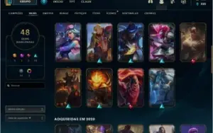 CONTA PLATINA 3 e 705 RP + 48 SKINS