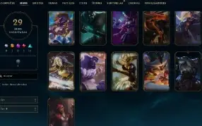 1817 Rp - 14,5K Ea - 29 Skins - Unranked - Riot Kayle