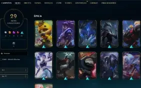 1817 Rp - 14,5K Ea - 29 Skins - Unranked - Riot Kayle