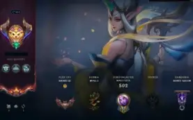 Conta LOL lvl 613 com 681 skins, 429 emotes, 471 ícones +