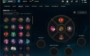 Conta diamante 2 com 25 Champs e 9 Skins + 1 Fragmento