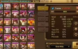 conta summoners war com 2 nat ld 5* ragdoll e gepsoo