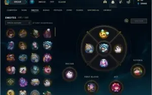 Conta Platina, Honra 4, 268 skins, incluindo ultimate.
