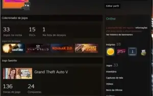 CONTA LVL 20 STEAM COM VÁRIOS JOGOS!
