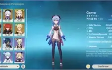 Ayaka Ganyu Albedo e outros 5*
