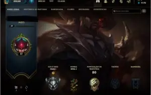 Conta de lol prata 1!