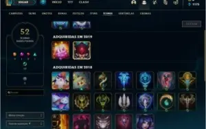 Conta de lol prata 1!