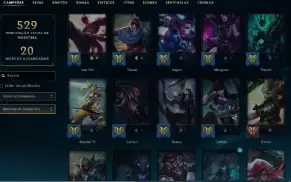 Unranked com TODOS os Champse e 194 Skins + 1800 RP