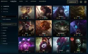Unranked com TODOS os Champse e 194 Skins + 1800 RP