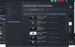 Destiny 2 + Todas DLCS + Conta Steam