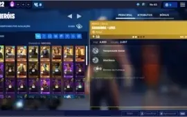 Conta Fortnite Season 3,4,5e7 completas + twitch prime e STW