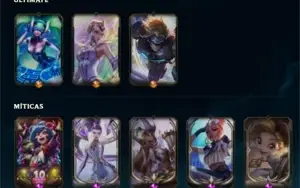 Conta de lol Elo: PRATA 4 (SOLOQ) OURO 4 (FLEX) 3 SKINS ULT
