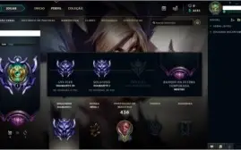 Conta League of Legends Mestre