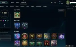 Conta League of Legends Mestre