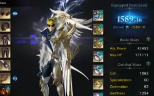 Conta super forte lost ark com 380k de gold-bem buildados