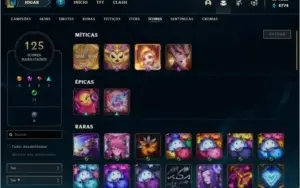 Conta Ouro S11- Platina S10 - Level 229 +Skins /RP/Emblemas