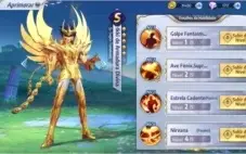 Conta Level 43 Saint Seiya Awakening com Ikki Divino e 25+S