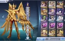 Conta Level 43 Saint Seiya Awakening com Ikki Divino e 25+S