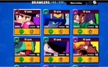 Conta Brawl Stars 45/49 todos Full diversas skins