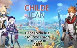 Genshin Impact pack 6 contas