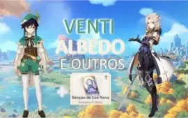 Genshin Impact pack 6 contas