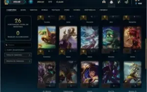 Conta ouro 4 BARATA com 26 champs e 0 skins