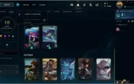 Conta mestre, mmr bom, várias skins