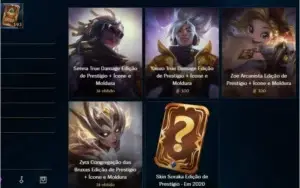 CONTA LEAGUE OF LEGENDS, MAIS DE 300 SKINS, DONO ÚNICO
