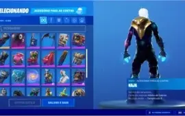 CONTA FORTNITE - SEASONS 1,2,3,4,5,6 e 7 COMPLETAS