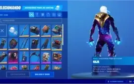 CONTA FORTNITE - SEASONS 1,2,3,4,5,6 e 7 COMPLETAS