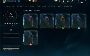 Diamante 4 com 35 Champs e 4 Skins