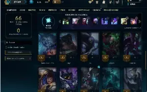 Diamante 4 com 35 Champs e 4 Skins