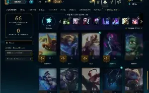 Diamante 4 com 35 Champs e 4 Skins