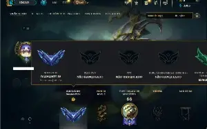 Diamante 4 com 35 Champs e 4 Skins
