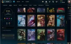 Conta platina todos champs 131 skins