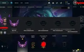CONTA MESTRE LEAGUE OF LEGENDS
